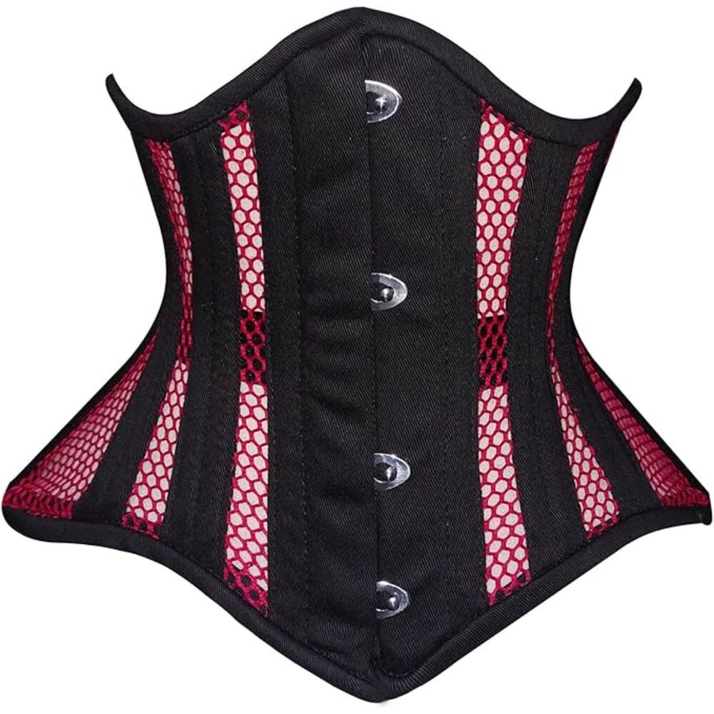 Underbust Steel Boned Short Torso Corset, Size XXS, 15F-194T002